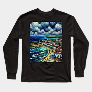 Van Gogh's house Long Sleeve T-Shirt